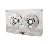 FUANA Blank Cassette Tape 50 Minutes Audio Recording Portable Design(Silver)