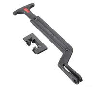 FUANA Bonnet Release Rod Lock Handle for Passat 3B0823593C, Black, 13.3cm x 3.4cm Durable Exterior Trim