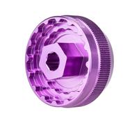 FUANA Bottom Bracket Tool for BBR60 MT800 BB91 BB109 BB30SH PF30SH BB86-30 SM-BB52 BB93 BB9000 BB9100 BB9100 for Shimano BT2 10mm Aluminum Alloy CNC Black Purple Bike Repair Kit