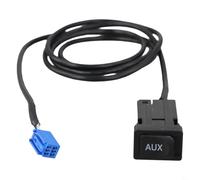 FUANA Car AUX Interface Adapter ABS Black Direct Fit | Direct play, 150cm length, center console install, fits for Mark Levinson radios, black ABS build