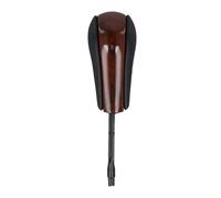 FUANA Car Gear Shift Knob for BMW for E39 for E46 for E53 for E60 for E61 for E63, Carbon Fiber Gear Shift Lever, Manual Shift Lever Cover, Gear Knobs Shifter Adapter