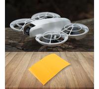 FUANA Colorful Luminous Stickers for DJI Flip, Waterproof Night Flight Safety Markers, Easy Apply 23x23x4 mm, for Pink/Orange Red/Green Earphone Cable