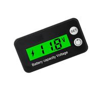 FUANA DC 8 C100V Digital Voltmeter with Bright LCD Display,Low-Voltage Alarm & Reverse Connection for Protection Industrial and DIY Use