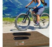 FUANA Detachable Colorful Mudguard for 14/16/20 Inch Folding Bikes and Small Wheel Bicycles, Front 28cm Rear 36cm with Reflective Strip, Environmentally Friendly Plastic, Multiple Colors Available