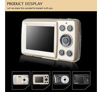 FUANA Digital Camera 16MP 1080P HD with 16x Zoom, Face Recognition, White Balance Settings for Auto Daylight Cloudy Fluorescent, for Red Gold Black Pink Silver White Earphone Cable