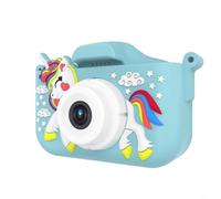 FUANA Digital Camera, Digital Video Camera CCD, 20MP 2 Inch LCD Flip Screen Auto Focus 8X for Beginners, Teens, Students(Blue)