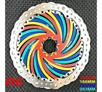 FUANA Disc Brake for ROTOR | 160/180/203mm Stainless Steel Rotor | 6-Hole Mount, High Heat Dissipation | for Road and Off-Road Bikes Bike Repair Kit