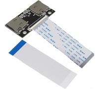 FUANA Dual Slot Solid State Drive Adapter Card for SD for SDXC TF 40-Pin to for CE ZIF SSD for Compact Industrial Use
