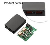 FUANA Dual USB Fast Charge Solar Controller Regulator 5V 3A for Mobile Phone Laptop Camera, for 12V-30V Solar Panel, 95% Efficiency Electric Tester Sensor Receiver