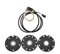 FUANA Electric Bicycle Pedal PAS Assist Sensor for 5/8/12 Magnets Speed Detection, 100 cm Cable Length, Alloy Material Bike Repair Kit