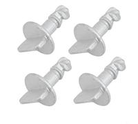 FUANA Engine Shield Cover Thumb Pins 4pcs BB5Z-00817-A Compatible with for FORD F-150 2011-2014 Explorer 2011-2017 for TAURUS for FLEX for LINCOLN for MKS MKX for MKT Metal Retainer Clips Screw 3/4