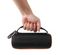 FUANA EVA Storage Case for JBL GRIP Speaker 22x9x9cm with Shoulder Strap and Carabiner Compact Protective Carry Case for Audio Gear Earphone Cable