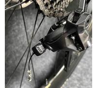 FUANA for Di2 EW-EC300 Charging Converter with USB-C Port for 12-Speed Road Groupsets Including 105 UT DA Series, Type-C Fast Charging Adapter with Blue Indicator Light and Anti-Lost Rope, Black