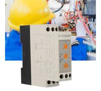 FUANA for DVRD Overvoltage and Undervoltage Protector Relay for DC 12V 24V 36V 48V Protection with Adjustable Delay 0.1-15s for Industrial Control, UPS, Batteries Electric Tester Sensor Receiver