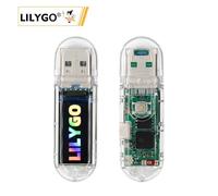 FUANA for Lilygo T-Dongle-S3 Development Board with 0.96 inch ST7735 LCD Display, WiFi ESP32-S3 for IoT Projects, TF Card Slot Earphone Cable