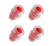 FUANA For Outdoor Cycling Water Bag 4 Pack Silicone Replacement Bite Valve Soft Odorless for Sports Hydration with Red Blue Black Options 110 Bike Repair Kit