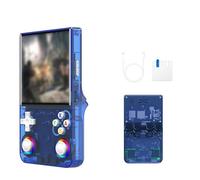 FUANA for R36 Ultra Handheld Game Console with 4.0-inch HD Screen, 128GB Storage, Compact Size for Portable Gaming, ABS Material, Black Earphone Cable