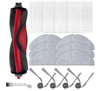 FUANA For Roborock for Q7 Series Vacuum Parts Set Including Main Brush Side Brushes Filters Mop Cloth for Pet and Child Friendly Home 1 Main Brush 4 Side Brushes 4 Filters 6 Mop Cloths