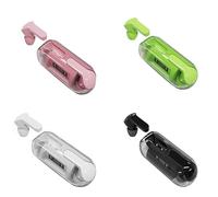 FUANA for TWS TM20 Wireless Headset - LED Display Touch Control, Noise Cancelling Waterproof Earbuds for Sports and Gaming Earphone Cable