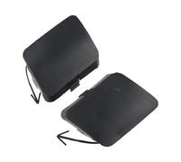FUANA Front Bumper Tow Hook Cover Cap Pair for Toyota RAV4 2006-2008 Left and Right ABS Black