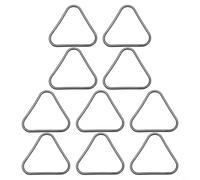 FUANA FUANA Pressure Washer Seal Ring Metal Triangular Clamp Compatible With for KARCHER/K2/K3/K4 9.081-422.0 Leak Prevention (10pcs)