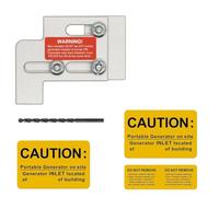 FUANA Generator Interlock Kit for ITE for Siemens for Gould for Murray 150 & 200 Amp Panels, 1-1/4 Inch Spacing, Aluminum Alloy, Silver Electric Tester Sensor Receiver