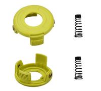 FUANA Grass Trimmer Spool Cover and Spring Set for RAC118 RLT3525S Compatible with Ryobi Models 2 Pack