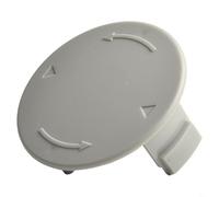 FUANA Grey ABS Spool Cover for Bosch 23-37 Grass Trimmer, Replacement Cap for Garden String Trimmer, Outdoor Part, 2 Units(1pc)