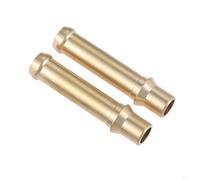 FUANA Heavy Duty Brass Transmission Line Fitting for GMC for CHEVY for CHEVROLET, 3/8 Inch Radiator Adaptor Direct Replace, Essential Auto Maintenance Part (10 Pack)(2 pieces per set)