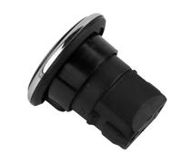 FUANA Ignition Start Stop Push Button for Dodge Challenger 2008-2014, Caravan 2011-2016, for Jeep Grand Cherokee 2009-2013, for Commander 2009, for Chrysler 300 2009-2010, Black Chrome for Ring