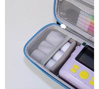FUANA Instant Print Camera Case for Kids, Large Capacity with Mesh Pockets and Dividers, for ESOXOFFORE, Dylanto, ENERHAMP, Anchioo, YTETCN, Amzelas, WEEFUN, GKTZ, MEETRYE, USHINING, Mafiti