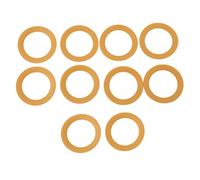 FUANA Insulated Piston for Ring Pumps Oil- Air Compressors 10 pcs,High-Temp & Fatigue Resistant,Fits 550/600/750/950W Models