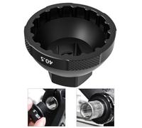 FUANA Integrated Bicycle Axle Removal Tool for BB51/BB52/BB70/BB71/BB72/RS500/MT500/SRAM/PROWHEEL/IXF, TS-BBT-S12, S13, S14, S15, Aluminum Alloy, Black Bike Repair Kit