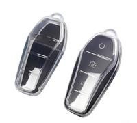 FUANA Key Case Cover for Toyota and for BYD Atto 3 Han EV Dolphin Song PLUS DM-i EV Seal U Sealion 6 TPU Transparent Black Purple Green(Purple)