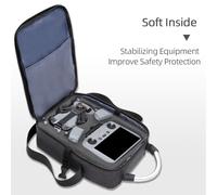FUANA Large Capacity Waterproof Carrying Case for DJI Mini 5 Pro and for RC 2 Controller, 31x22x10 cm, Portable Storage Bag for Drone Accessories Earphone Cable