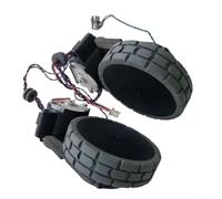 FUANA Left Right Wheel Replacement for Ecovacs for deebot DX9G Robot Vacuum, Drive System Parts Smooth Navigation Easy Install Quiet for Corner Cleaning(L+R)