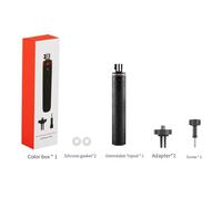 FUANA Lightweight Selfie Tripod Extension Rod for X5 and for DJI Cameras, Compact 18.5 cm ABS + Aluminum Alloy Mount with Stable Grip for Travel Photography Earphone Cable