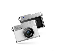FUANA Mini Digital Camera 1080P 30FPS with IPS Color Display H.264 Compression Support 128GB Storage(White)