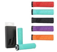 FUANA Mountain Bike Grips for MTB Handlebars, 135mm Rubber Grip Pair with High-Density Soft Composite Material, Non-Slip Ergonomic Design for Cycling Comfort, for Most Bikes