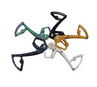 FUANA Mountain Bike Rear Derailleur Plate for 12-Speed SLX XT XTR M6100 M7100 M8100 M9100, for 9100 8100, 7075 Aluminum Alloy, Black Bike Repair Kit