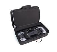 FUANA Multi-Function EVA Storage Bag for PS5 PRO, Slim Models with 42x27x17cm Dimensions, Portable Hard Case with Secure Zipper Closure Earphone Cable