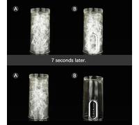 FUANA Negative Ion Mini Air Purifier Wearable Necklace Portable Deodorizer for Smoke, Pets, Kitchen, and Bathroom with Compact 6 x 3 x 2 cm Design, Black Earphone Cable