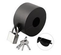 FUANA Outdoor Faucet Water Spigot Anti Theft Lock Gate Valve Locking Device Cover Set for Door Knob Outside Garden Oil