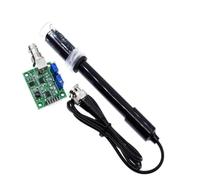FUANA PH Sensor Kit for Arduino with Electrode Probe and Module, 0-14 Range, BNC Connector, 5V Compatible, Fast Response ≤5s Electric Tester Sensor Receiver