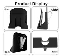 FUANA Portable Coffee Refill Holder for Easy Access, Acrylic Storage Clip with Secure Grip, 11x9x6cm Compact Design for Home or Office Earphone Cable