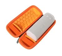 FUANA Portable EVA Storage Case for JBL GRIP Speaker, 22 x 9 x 9 cm, with Shoulder Strap and Carabiner, Compact Protective Case for Outdoor Use Earphone Cable