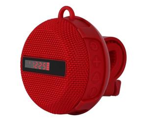 FUANA Portable Mini Wireless Waterproof Speaker for Outdoor Use, for Devices, IPX7, 12H Playtime, Black/Blue/Red Earphone Cable