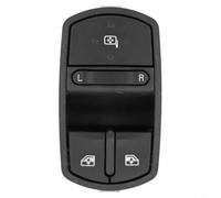 FUANA Power Lift Window Switch Assembly - Push Button Actuator - Manual Operation - Black - Compatible with Opel/Vauxhall Corsa D (2008-2014) - Part Number 13258521