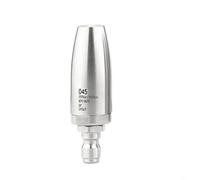 FUANA Pressure Washer Turbo 360° Rotating Nozzle Stainless Steel Spray Tip 1/4 Quick Connect for Cleaning(045)