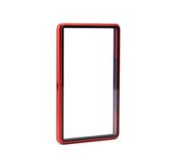 FUANA Protective Case for PSA Rated Cards, Aluminum and Tempered Glass Design, Compact 14.2 x 8 x 1 cm, Black Earphone Cable